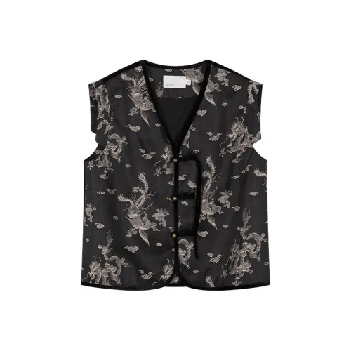 IHIMI Черные Женские Жилеты