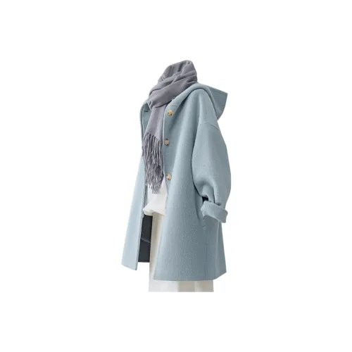 Cypress House Пальто Женское Светло-Синий