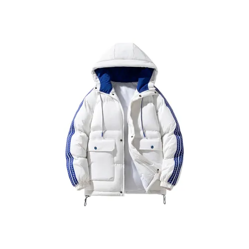 MASGLO Хлопковый пуховик унисекс белый