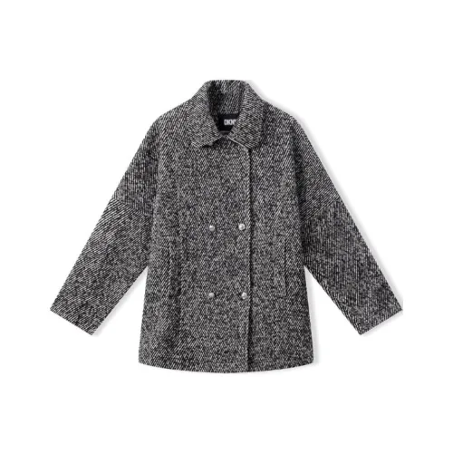 DKNY Темно-серое Женское Пальто