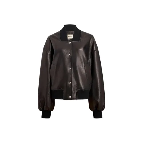 KHAITE FW24 Spence Куртка из кожи куртка женская черная