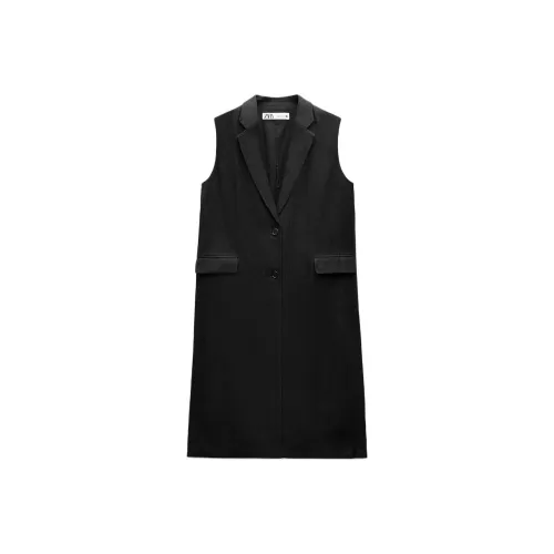 ZARA ZW Series Жилет Женские Черный