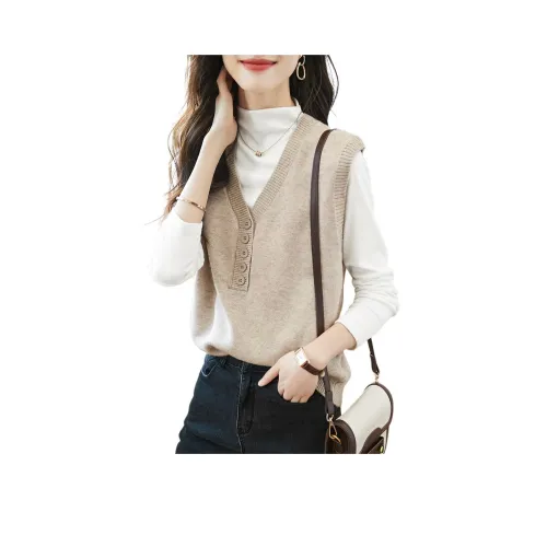 Mo Han Yi Mei Жилет Женские Хаки