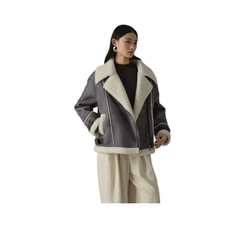 AYILIAN Вельвет Feel Куртка Женская Призрачный Серый