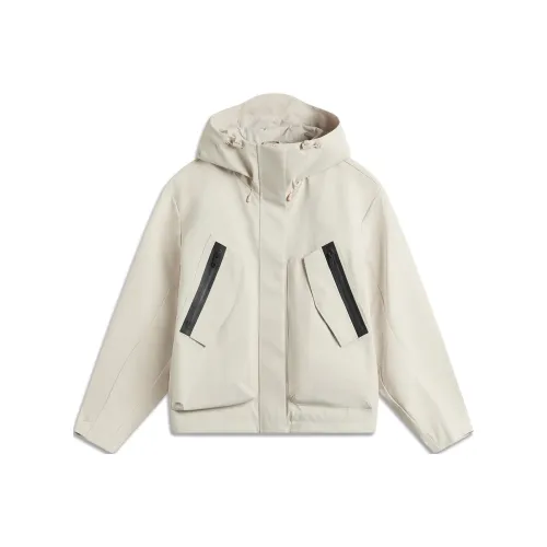 LINING Sports Trend Series Тренчкот Женский Овсяный Серый