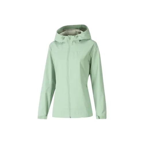 LINING Тренчкот Женские Водяной Серый Зеленый