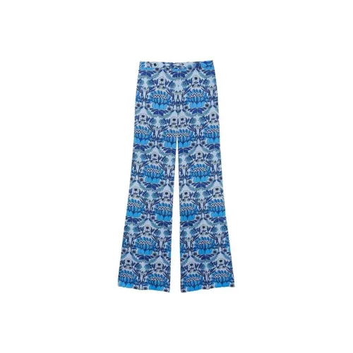 SANDRO Синие Женские Повседневные Брюки