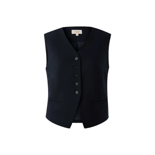 E.land Жилет Женский Темно-Синий