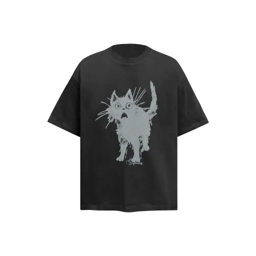 BLANKIN. Черная унисекс футболка