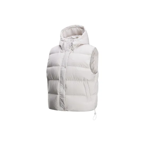 nike Therma FITSportswear Metro Puffer Жилет Женские Свет Earth Коричневый Белый