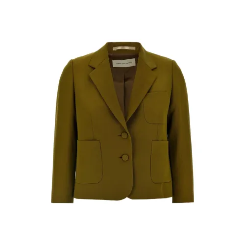 DRIES VAN NOTEN Бизнес-костюм Пальто Женское Зеленое