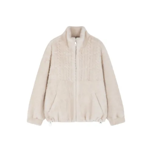 IHIMI Вельвет Feel Куртка Женская Бежевая