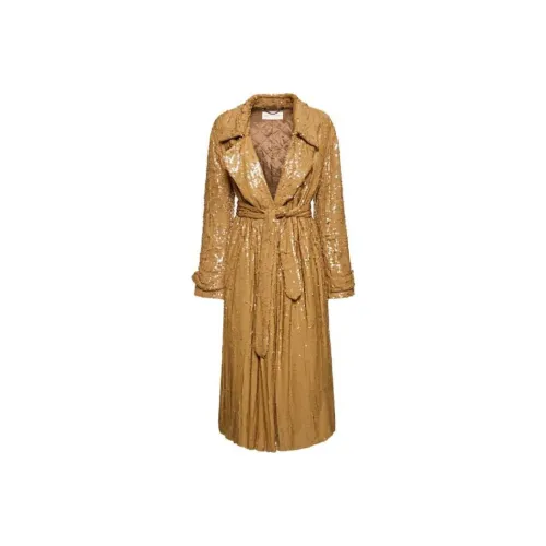 DRIES VAN NOTEN Верблюжий Женский Тренч