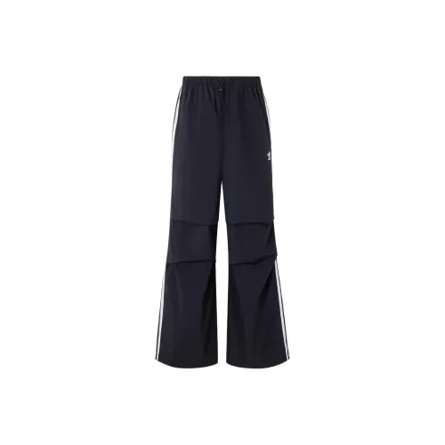 Adidas Originals Парашютные брюки W Повседневные брюки Женские Черный
