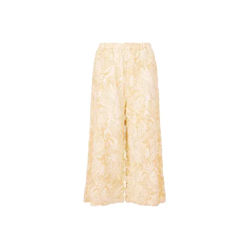 ISSEY MIYAKE Повседневные брюки Женские Кремовый