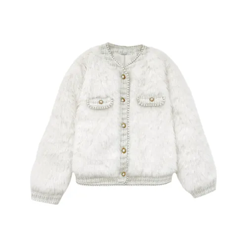 Icicofficial Белый [Мех] Женские меховые изделия