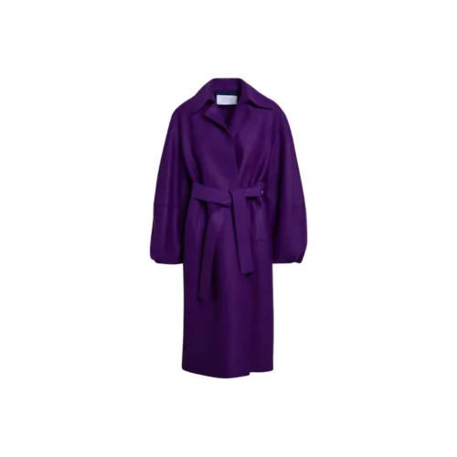 HARRIS WHARF LONDON Пальто Женское Фиолетовое