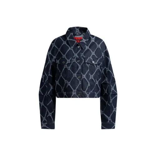 Hugo Boss Куртки и Пальто Женские Темно-синий