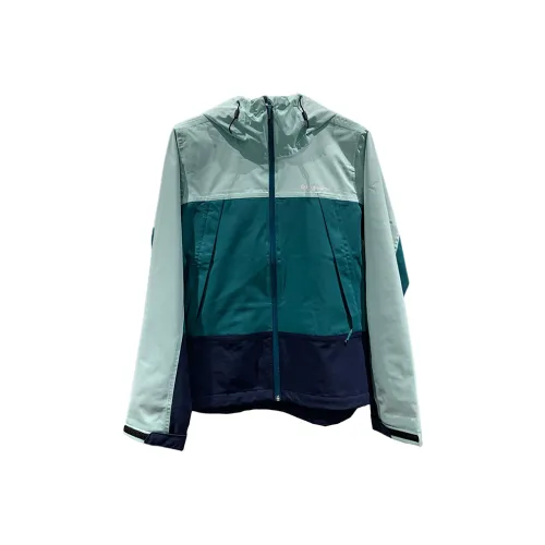 Columbia совместный бренд Городская жизнь Путешествие Коммутирование Водонепроницаемый Ветрозащитный Дышащий и Теплоизоляционный Ветровка Женские Синий