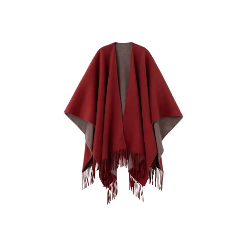 SOON FLOWER Пальто Женское Бордовый