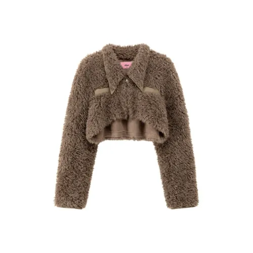 CHUU Вельвет Feel Куртка Женская Темно-Серый