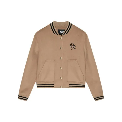 DKNY Бейсбольная куртка Женская Светло-коричневая