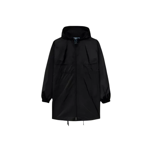PRADA SS25 Тренчкот Женский Черный