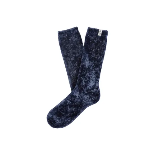UGG 1 шт Морской синий Женские MID Носки до икры