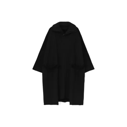Yohji Yamamoto Черное Женское Пальто