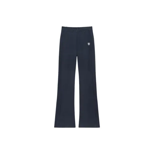 NO ONE ELSE Темно-синие Женские Повседневные Брюки