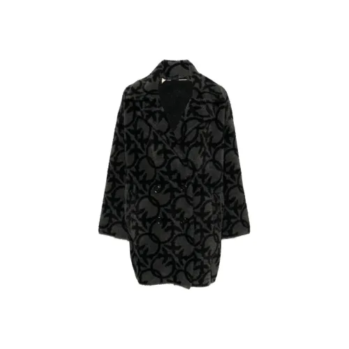 PINKO Темно-серый Женские меховые изделия