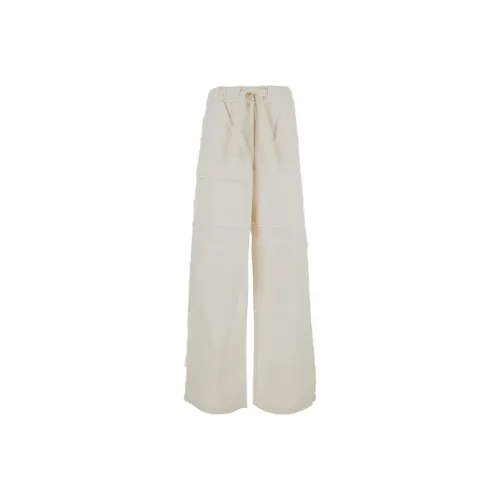 DRIES VAN NOTEN Хаки Женские Повседневные Брюки