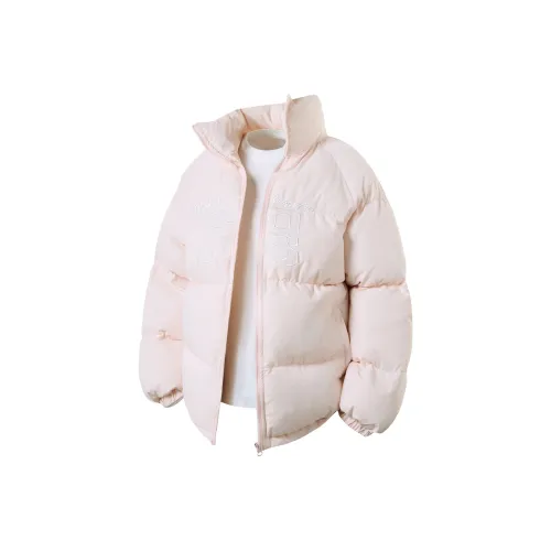 FOASIS Хлопковый пуховик унисекс розовый