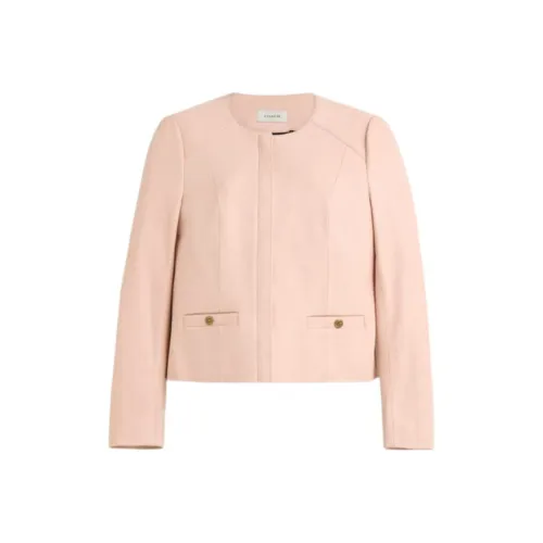 COACH Кожа Куртка Женская Розовая