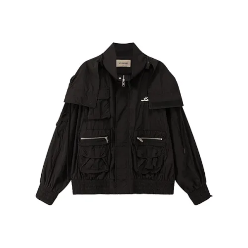 NO ONE ELSE Cropped Coat Women's Black