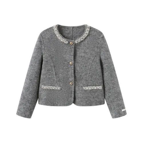 Fish Rabbits Бархат Feel Пальто Женские