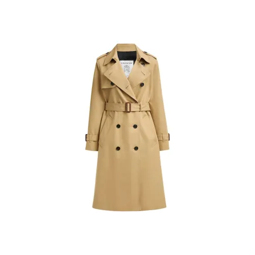 COACH Тренчкот Женский Хаки