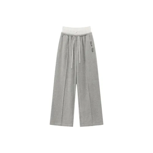 CHUU Повседневные брюки женские средний серый