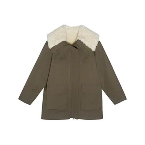 IDLE SOUL PARKA Пальто Женское Армейский зеленый