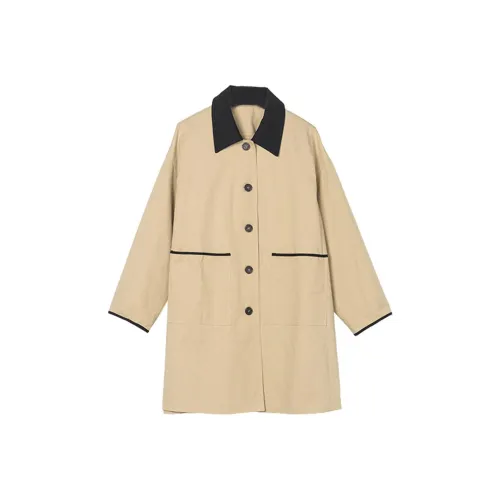 ZIMO Хаки Женский Тренч