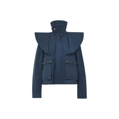 JW Anderson FW24 Тренчкот Женский Светлый Индиго