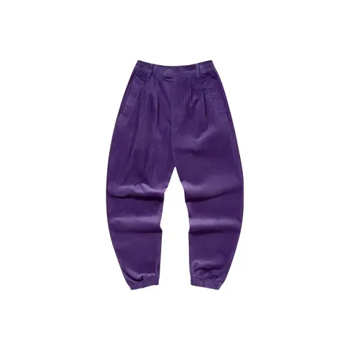 QIAODAN Повседневные брюки Женские Розово-фиолетовые