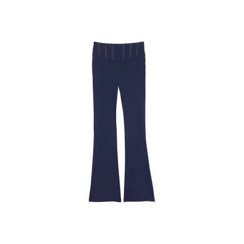 Victoria's Secret Розовый Ultimate FLARE LEGGINGS Midnight Blue Casual Pants Women's Midnight Marine