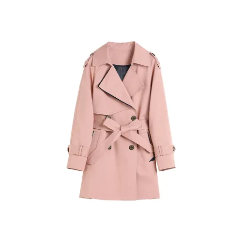 Hang Yi Court Тренчкот Женский Розовый