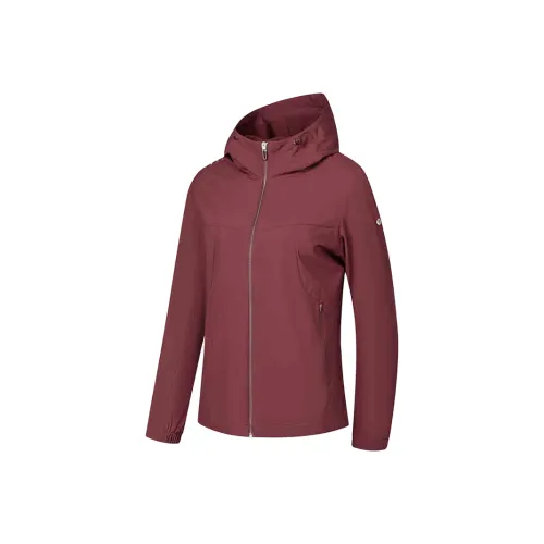 QIAODAN Sports Life Collection Тренчкот Женский Темно-Красный