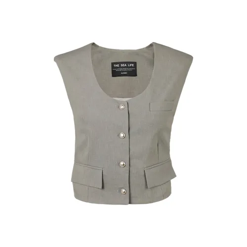 THE SEA LIFE Жилет Женские Сияющий Зеленый