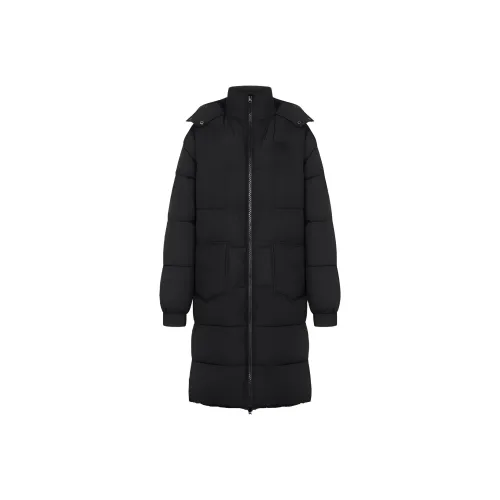 MOSCHINO Хлопковый пуховик женский черный