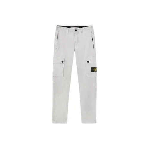 STONE ISLAND Карго брюки Мужские Pearl Gray