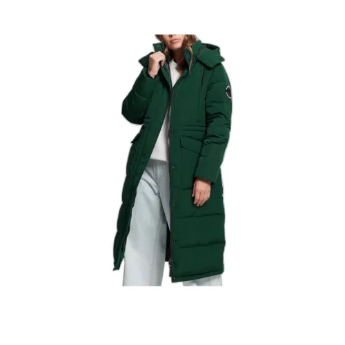SUPERDRY PARKA Пальто Женское Зеленое