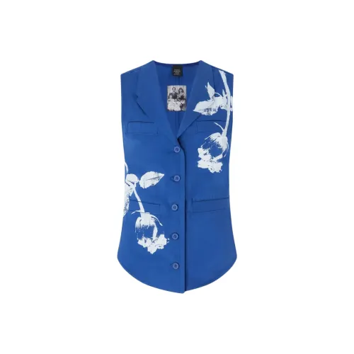 PINKO SS25 Жилет Женский Королевский Синий